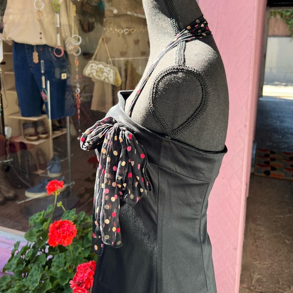 Notice - Y2K Drop Waist Halter Dress - Picture 7 of 11